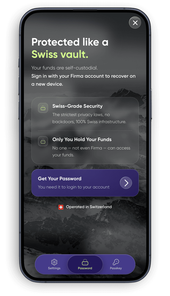 Firma — self-custodial Swiss security